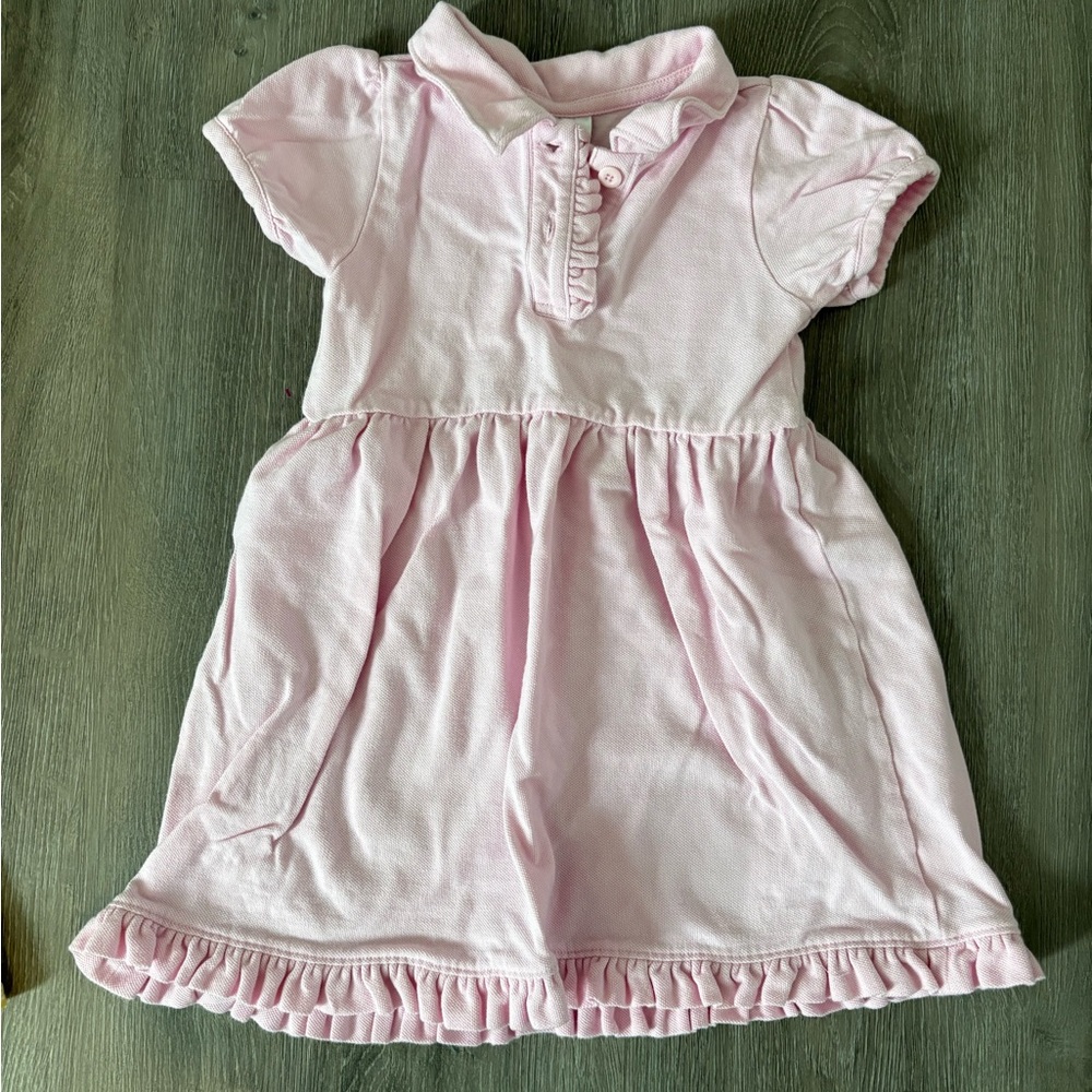 Hanna Andersson Light Pink Ruffle Dress